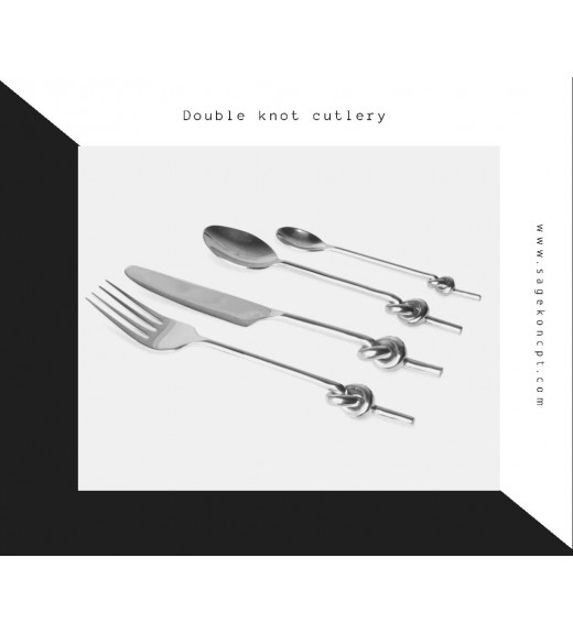 Double Knot Cutlery (24 Pcs)