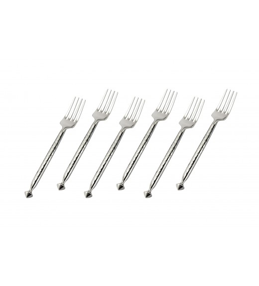 Hammered Forks Set (6pcs)