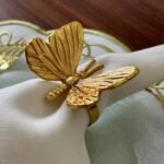 SAGE KONCPT BUTTERFLY NAPKING RING GOLD