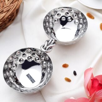 SAGE KONCPT LOVE KNOT BOWL SILVER