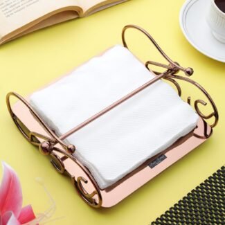 SAGE KONCPT CURVY TISSUE HOLDER ROSE GOLD