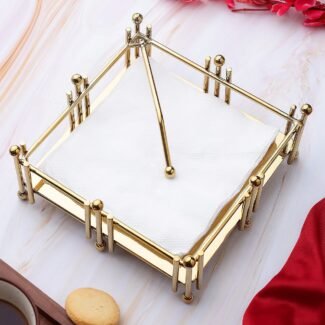 SAGE KONCPT I BALL TISSUE HOLDER  GOLD